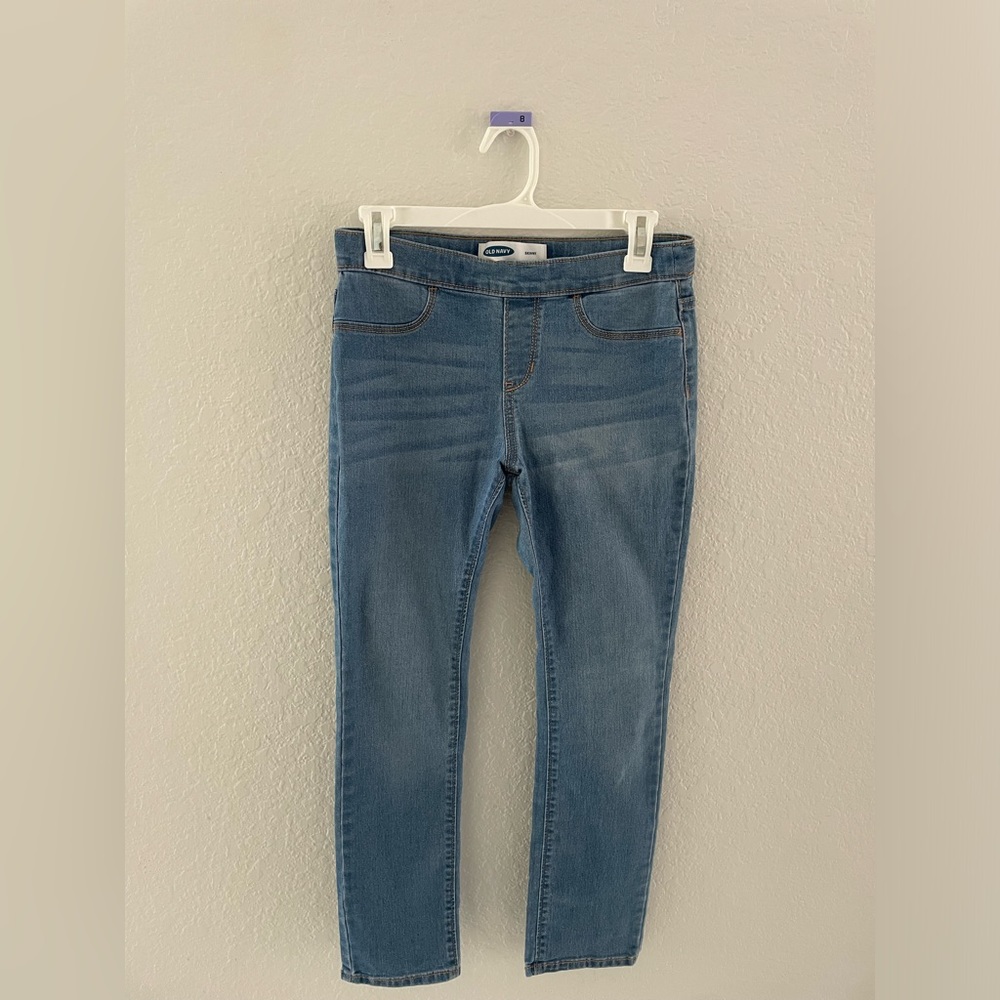 Old navy skinny pull on soft jeans XL (14 years old) for girls